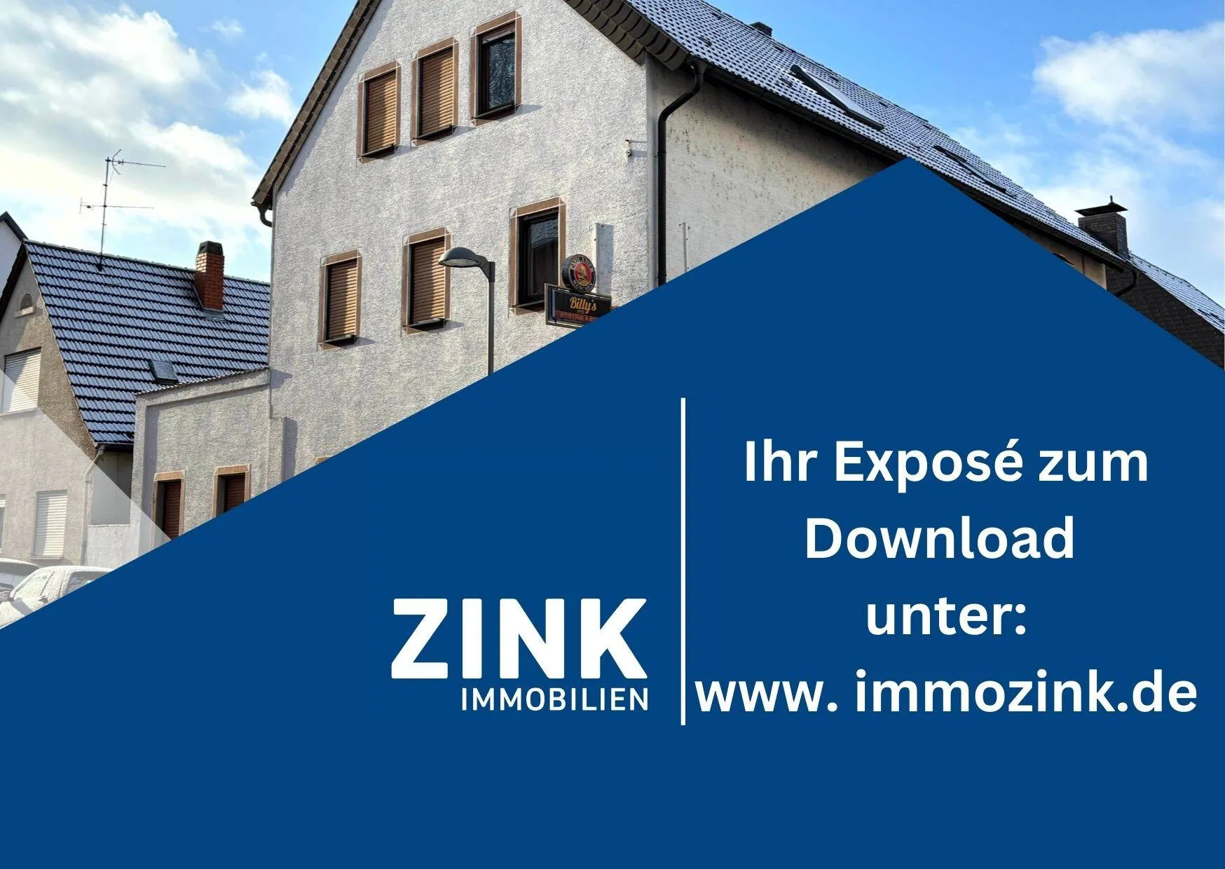 Immobilienangebot - Mannheim / Sandhofen - Alle - Solides Wohn- und Geschäftshaus mit Gaststätte, 3 Wohnungen, 2 Doppelparkern