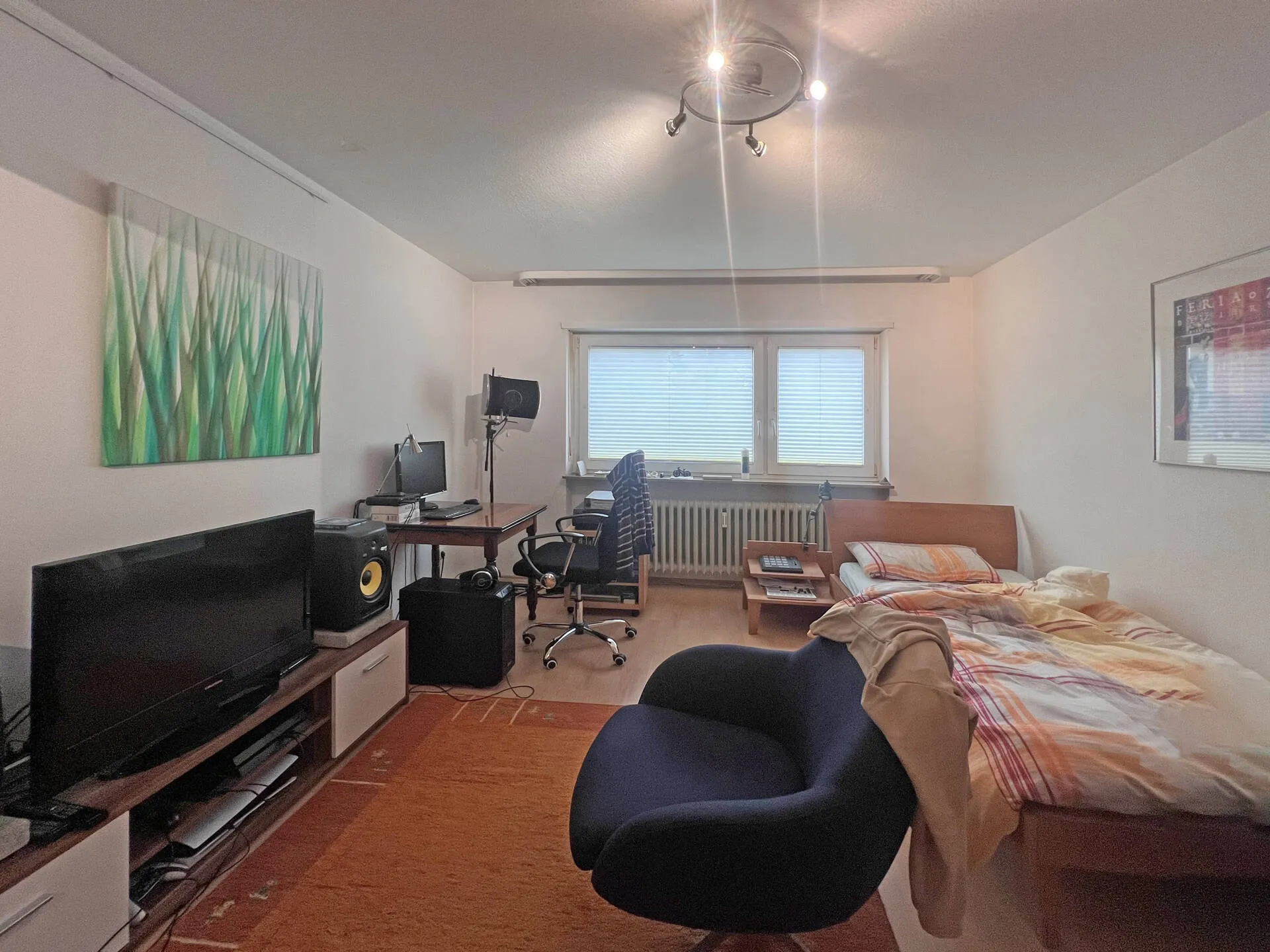 Immobilienangebot - Mannheim / Almenhof - Alle - Attraktive 1-Zimmer-Wohnung mit Balkon in lebendigem Wohnumfeld!