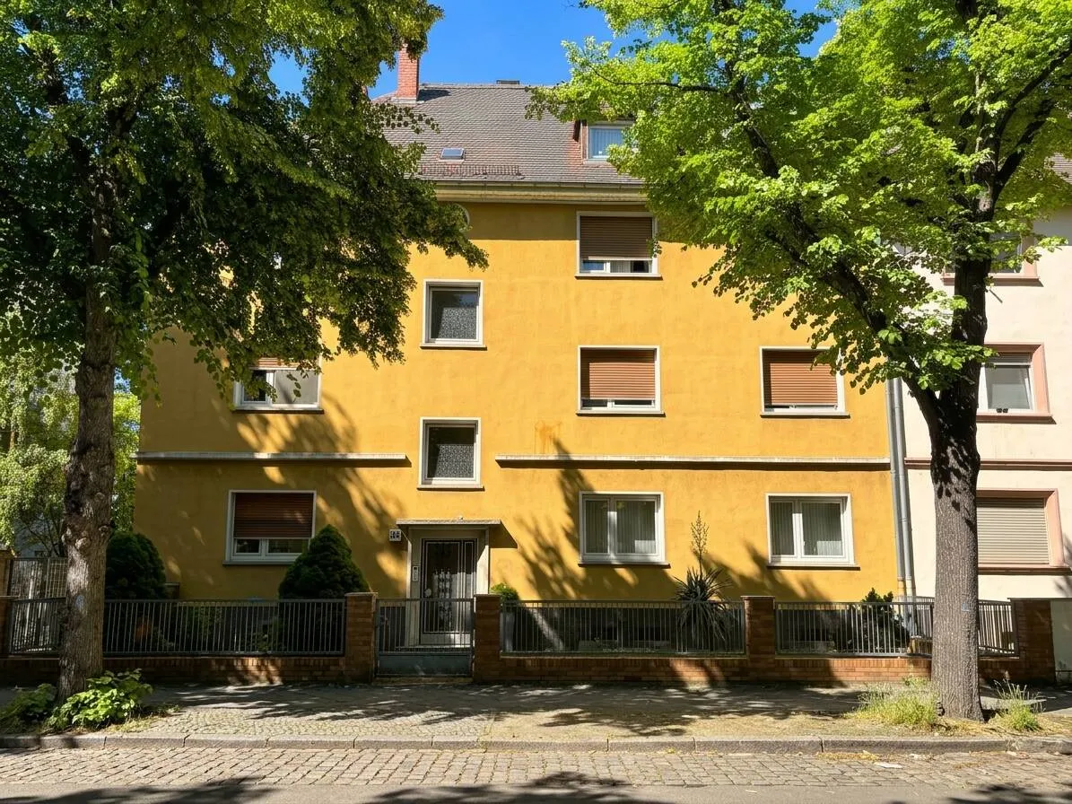 Immobilienangebot - Mannheim / Neckarstadt - Alle - Sehr gepflegtes Mehrfamilienhaus mit 6 WE und Garage auf großem Gartengrundstück in angenehmer Lage